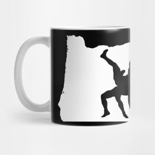 Oregon Wrestling Mug